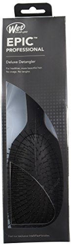 Wet Brush Deluxe Detangler Hair Brush - Black, Pack of 2