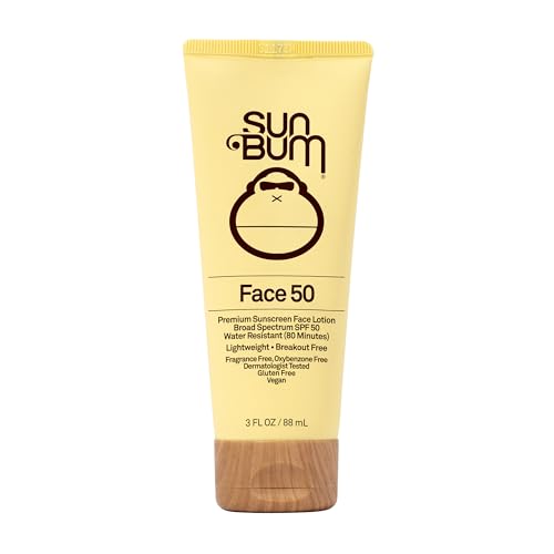Sun Bum Blonde Formula Hair Lightener Spray, Sunscreen Face Lotion SPF 50, Vitamin E, Vegan, Reef Safe, Moisturizing, 4 oz, 3 oz