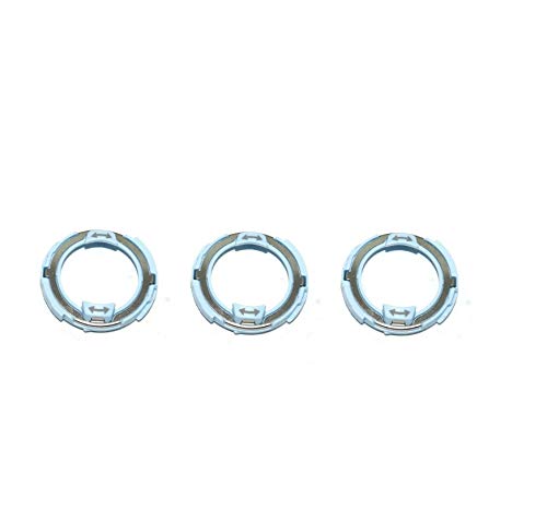 Retainer Rings for Philips Norelco Shavers - Light Blue Replacement Parts
