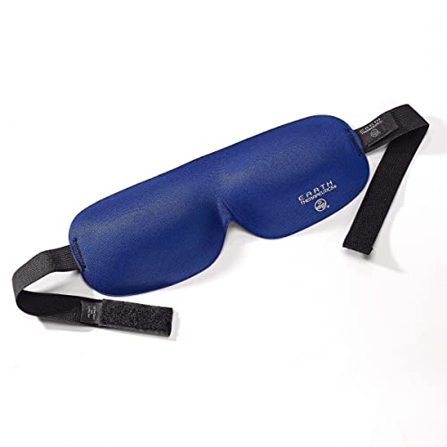 Lightweight Sleep Mask with Contoured Design for Restful Sleep - Midnight Blue