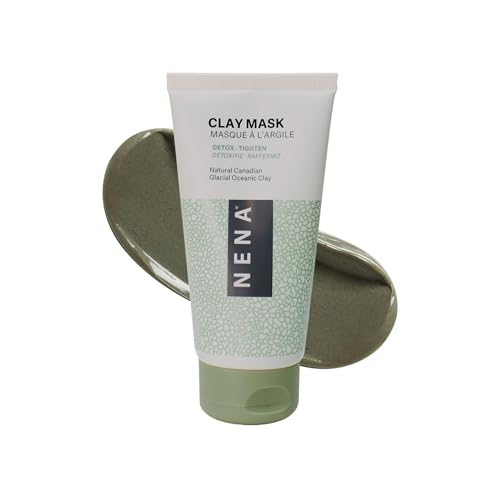 NENA Skincare Clay Mask 4.2 oz - Purifies, Rejuvenates & Refines Pores - Mineral-Rich Formula - Pack of 1