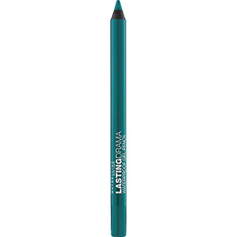 Maybelline New York Eyestudio Lasting Drama Waterproof Gel Pencil, Silken Turquoise, 0.038 Ounce,1.1g