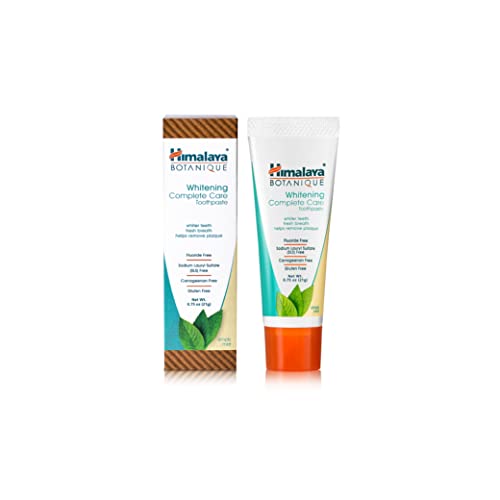 Himalaya Botanique Whitening Complete Care Toothpaste Travel Size 20 Pack - Mint Flavor