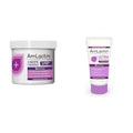 AmLactin Crepe Firming Cream - 12 oz Body Cream with 15% Lactic Acid - Exfoliator and Moisturizer for Crepey, Dry Skin? & Ultra Smoothing - 4.9 oz Body & Hand Cream with 15% Lactic Acid