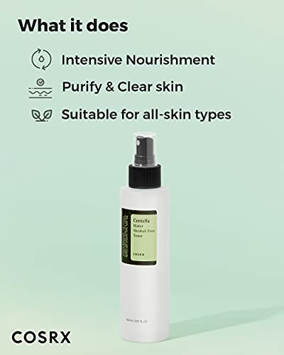COSRX Acne Treatment Duo - Centella Blemish Cream & Alcohol-Free Toner for Sensitive Skin