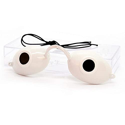 Super Sunnies UV Eye Protection, FDA Compliant Eyeshields, Tanning Bed Goggles, Red Light Theraphy Glasses with Clear Case