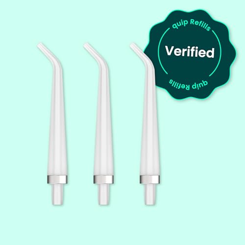 Water Flosser Replacement Tips - Clear, 3 Pack for Oral Care