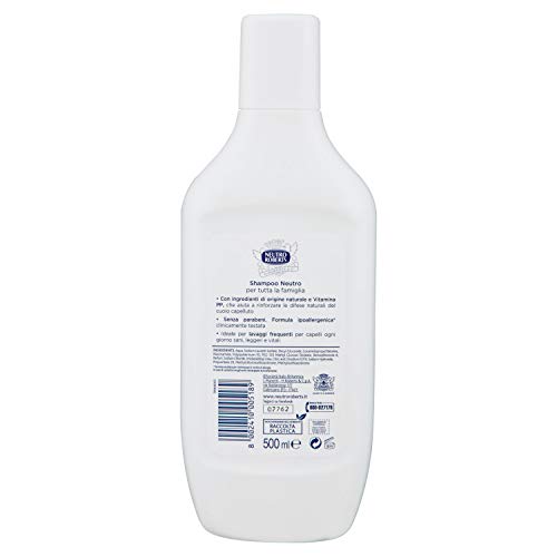 Neutral Family Hair Shampoo - Natural Ingredients, Vitamin PP, Paraben-Free 17.6oz Bottle