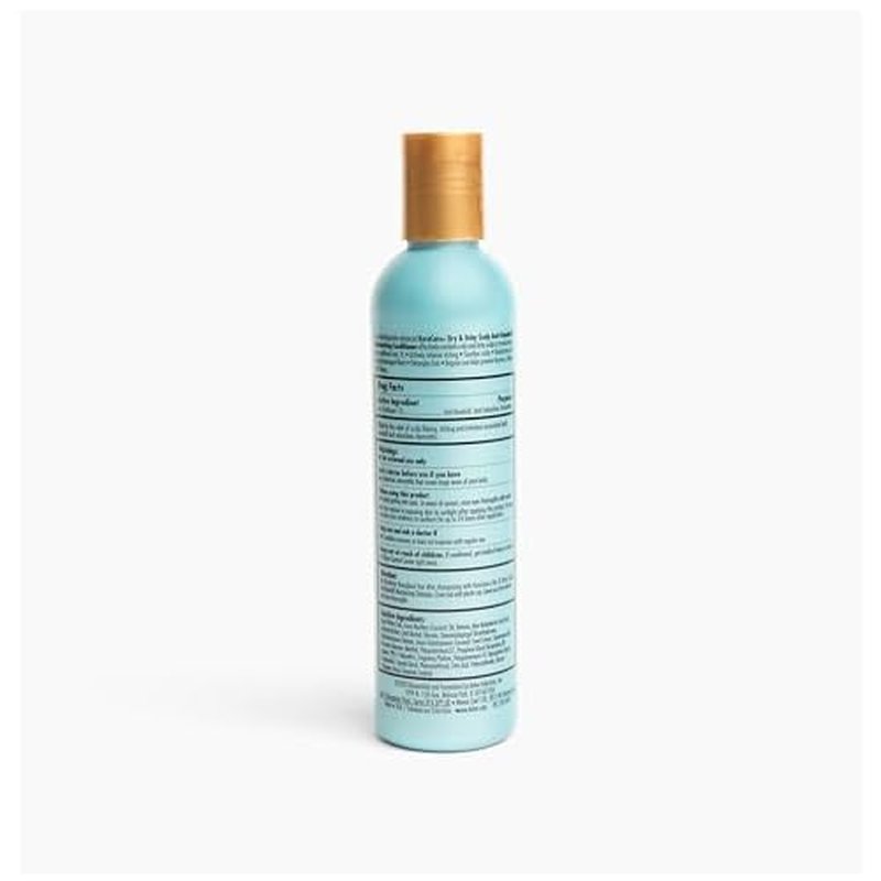 KeraCare Dry & Itchy Moisturizing Conditioner 8 oz - With Flax Seed Extract, Coconut Oil and Aloe Leaf Juice - Effective Against Dandruff, Seborrheic Dermatitis and Seborrhea