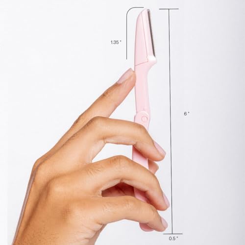 No Mo-Stache Facial Razor - Fuzz Free Facial Razors for Hair Removal and Skin Exfoliating