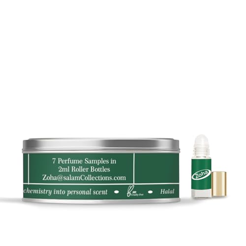 Perfume Discovery Set with 7 Travel Size Fragrance Oils - Layering & Long-Lasting Scents for Women & Men