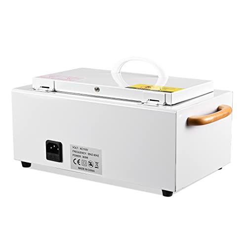 High Temperature Sterilizer Autoclave Machine 110V 300W Nail Tool Sterilizer Dry Heat Sterilizer Dental Tool Sterilizer esterilizador de manicura 1.5L Salon Equipment for Metal Tools with Handle