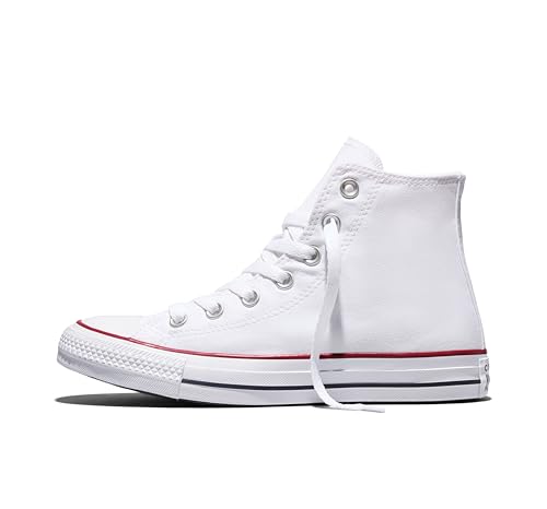 Converse Unisex Chuck Taylor All Star Canvas High Top Sneakers - White, Size 11 Women / 9 Men