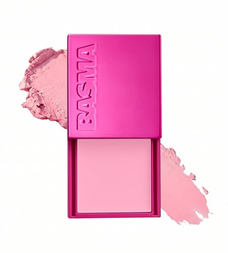 BASMA Cream Blush & Lip Tint Bubble Gum Pink Buildable Dewy Makeup
