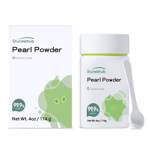 Pearl Powder Organic, for Face, 4OZ / 114g 99.9% Purity, Cosmetic Grade, For DIY Mask, Cream And Lotion, Organic Pearl Powder For Homemade Cosmetics
