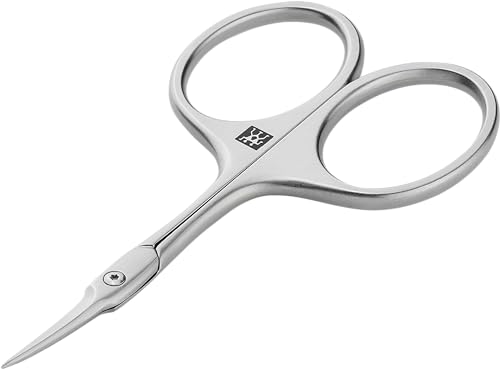 Cuticle Scissors with Tower Tip - Fine and Precise Nail Care - Silver 3.5 Inch Mit Turmspitze
