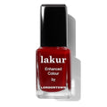 LONDONTOWN lakur Nail Polish - Chip-Resistant, Non-Toxic, Conditions & Hydrates Nails | Glossy Maroon Red, Truly Ruby, .40 fl oz
