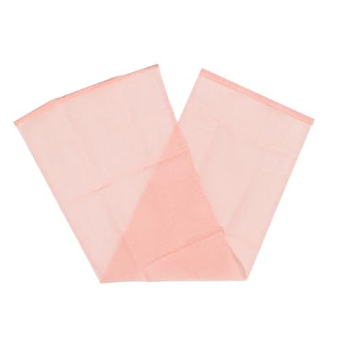 Salux Bath Towel Peach White 2 Count Pack
