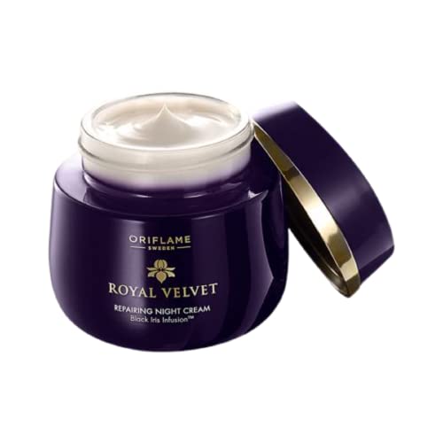 Nourishing Night Face Cream with Black Iris Extract - 50ml, Anti-Aging & Firming