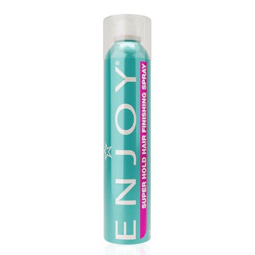 Enjoy Super Hold Hair Spray - Extra Firm, Quick-Dry, Humidity-Resistant, 10 Oz