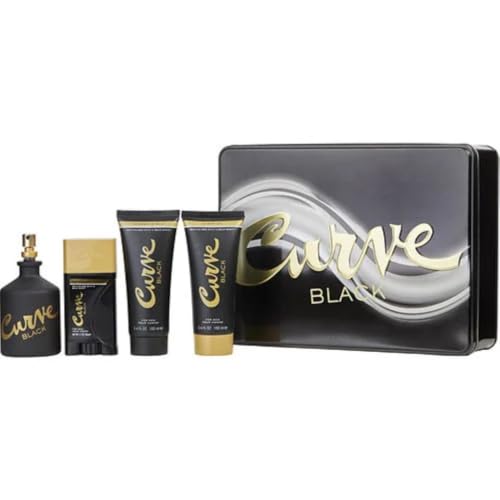 Men's 4-Piece Cologne Gift Set - Eau de Cologne, After Shave, Shower Gel, Deodorant