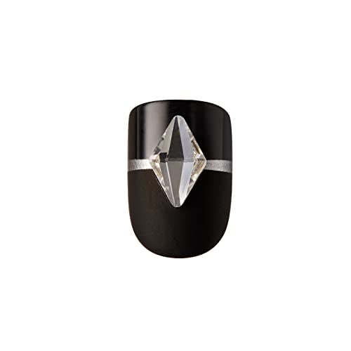 KISS imPRESS Press-On Nails Couture Collection Manicure Kit, ¡®Lavish¡¯, Patented Super-Hold Adhesive, 30 Fake Nails with 12 Accent Nails