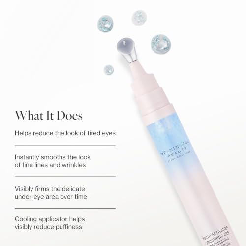 Hydrating Eye Serum for Tired Eyes - Cooling Gel, 0.5 Oz