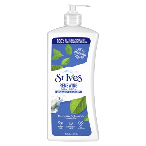 St. Ives 84 Fl Oz Hand & Body Lotion Pack of 2 with Pump for Dry Skin