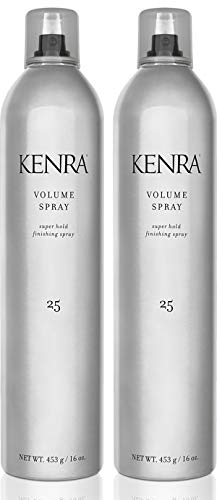 Kenra Volume Spray 25 Super Hold Hairspray 2 Pack - Flake-Free, Fast-Drying, Wind & Humidity Resistant