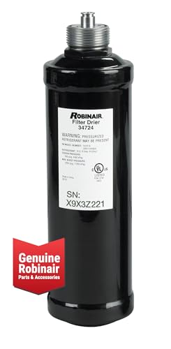 Robinair 34724 A/C Recycling Filter-Drier Spin-On Replacement Filter 3.8 x 13.1 inches