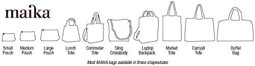 Maika Recycled Canvas Travel Pouch Flores Small - Eco-Friendly Organizer