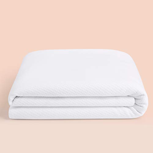 Waterproof Mattress Protector Full White - Fits Mattresses Up to 16 Inches