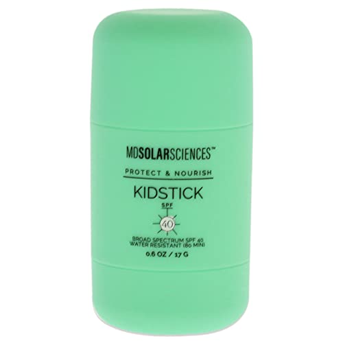 MDSolarSciences Mineral KidStick SPF 40 | Gentle Sunscreen Stick for Kids | Zinc Oxide,Vitamins C & E-| Easy Glide On,Broad-Spectrum,Fragrance-Free,Mess-Free Sun Protection-| 0.6 oz,(Pack of 2)
