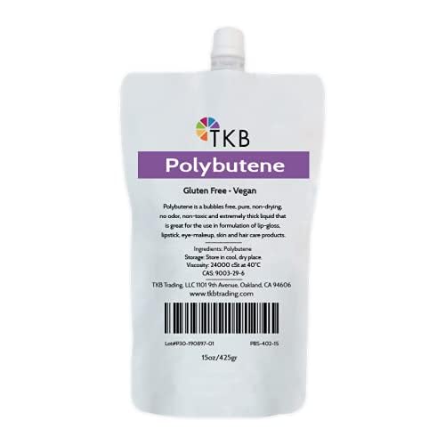 15oz Clear Cosmetic Polybutene Additive for DIY Makeup & Skincare - Long-Lasting