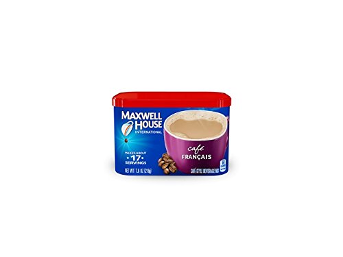 Maxwell House International Cafe Francais Coffee Can Set - 7.6 Ounce, Pack of 8