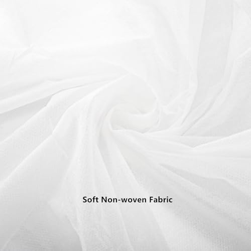 Disposable Fitted Massage Table Sheets 30 Pack - Breathable Non-Woven Covers for Spa & Salon, 35x86 Inches, White
