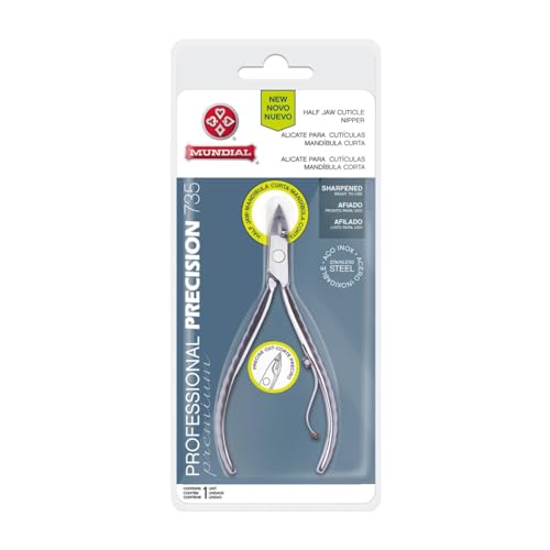 Stainless Steel Half Jaw Cuticle Nipper for Precise Manicure Trimming