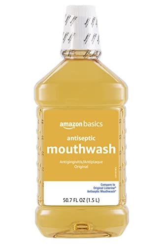 Antiseptic Mouthwash 50.7 oz Pack of 4 - Original Flavor Fights Gingivitis