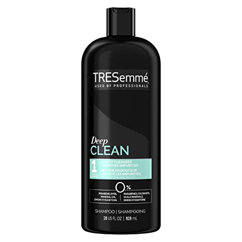 TRESemm? Cleansing Shampoo for Daily Use, Clean & Replenish Vitamin C and Green Tea Clarifying Shampoo Formula, 28 oz