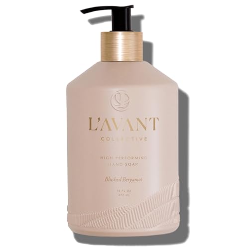 L'AVANT Collective Blushed Bergamot Plant-Based Hand Soap 16oz Refillable Glass Bottle