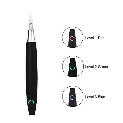 Wireless Rotary Tattoo Pen Machine for Eyebrows Eyeliners Lips with 10 Needles
