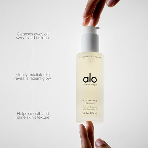 Aloe Enzyme Facial Cleanser - Gentle Skin Exfoliation & Hydration, 3.2 oz