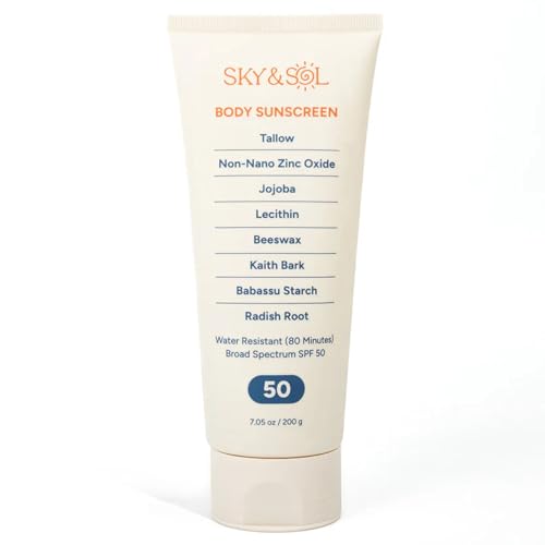 Sky & Sol SPF 50 Body Sunscreen Large 7.05 oz - Reef Safe Waterproof
