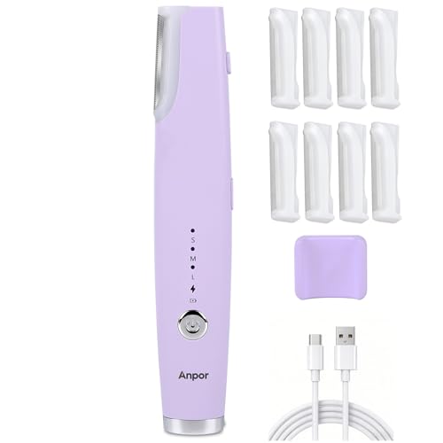 Rechargeable Sonic Dermaplane Razor for Women Face - Lavender - Safe Exfoliation & Skin Smoothing