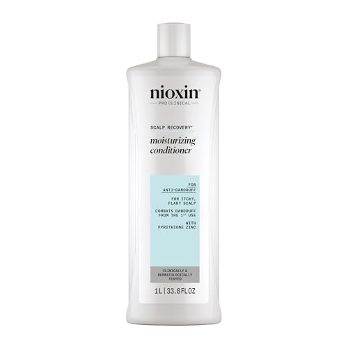 Nioxin Scalp Recovery Moisturizing Conditioner | For Itchy, Flaky Scalp | Anti-Dandruff | Formulated with Pyrithione Zinc & Strengthening Amino Acids
