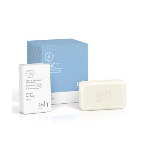 GH Protect Vegan Bar Soap - Sulfate Free - 6 x 5.1 Oz Organic Ingredient with Green Tea and Rosemary for Whole Body
