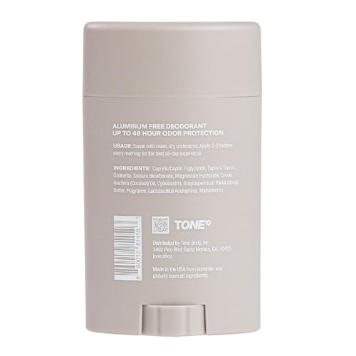 Coconut Vanilla Aluminum Free Deodorant Stick - 48-Hour Odor Protection, Paraben-Free, Dermatologist Tested, 2.65 oz - Pack of 4