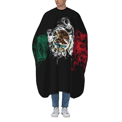 Mexico Flag Hairdressing Cape - Waterproof Salon Haircut Apron with Adjustable Closure