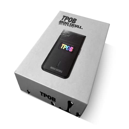 TPOB Mini Skull Single Shaver Compact Design That can fit in Your Pocket with a Turbo Charged Motor, Perfect for Both Professional and at-Home use (Black)