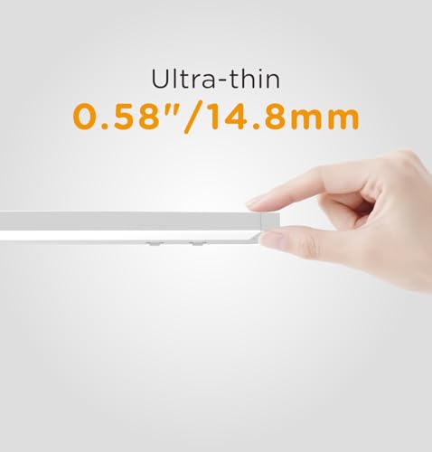 18 Inch White Under Cabinet LED Lighting Pack - 3 Color & Brightness Settings